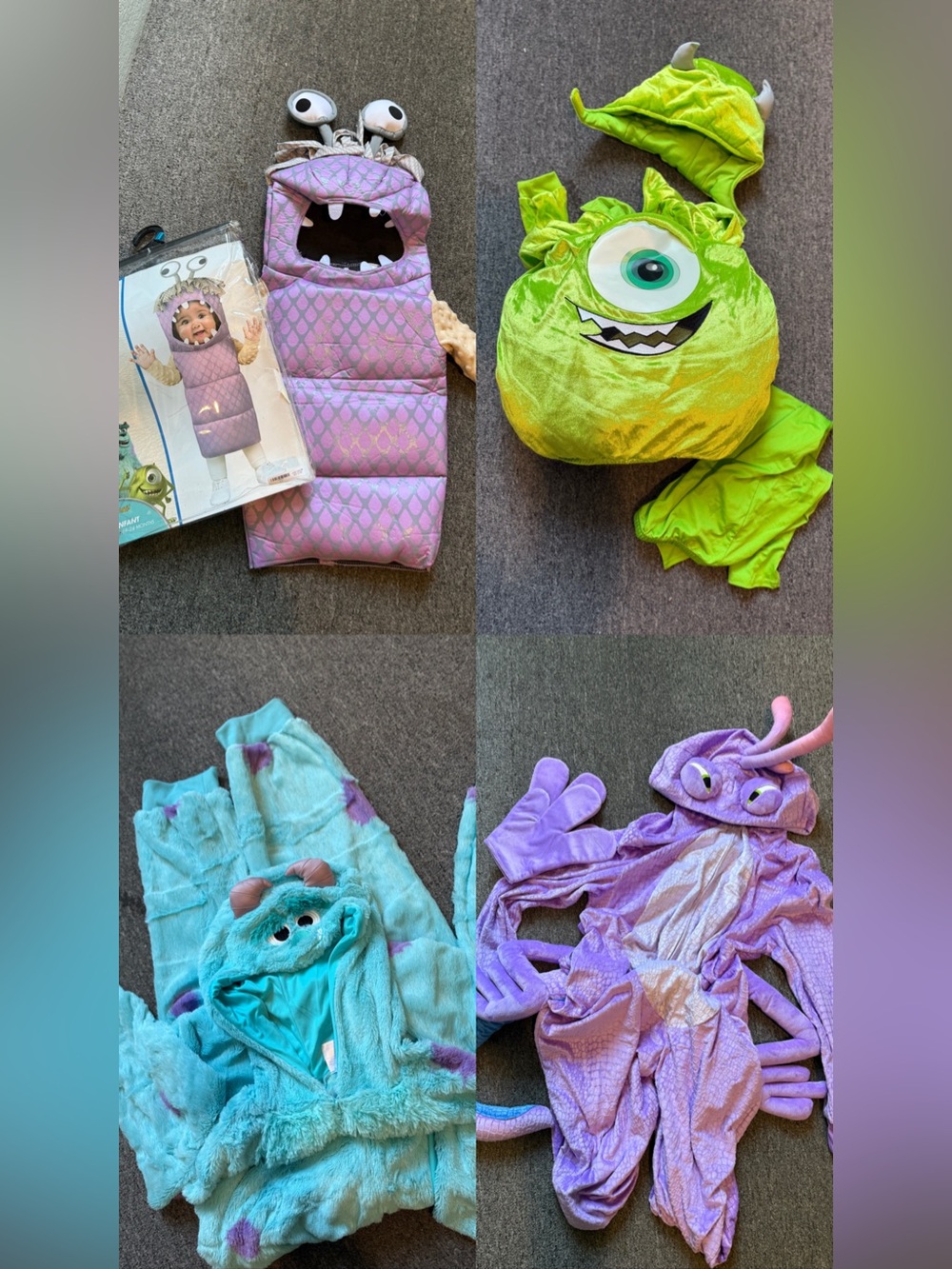 MONSTERS INC. - Family Set Halloween Costumes